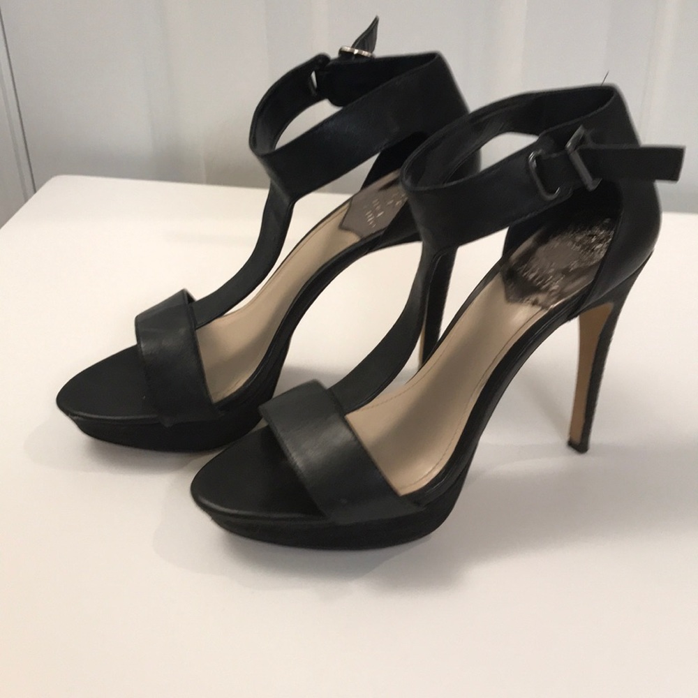 Vince Camuto t-strap platform heels